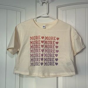 Girls old navy cropped t-shirt